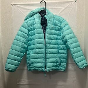 Kids Light Blue Puffer Jacket